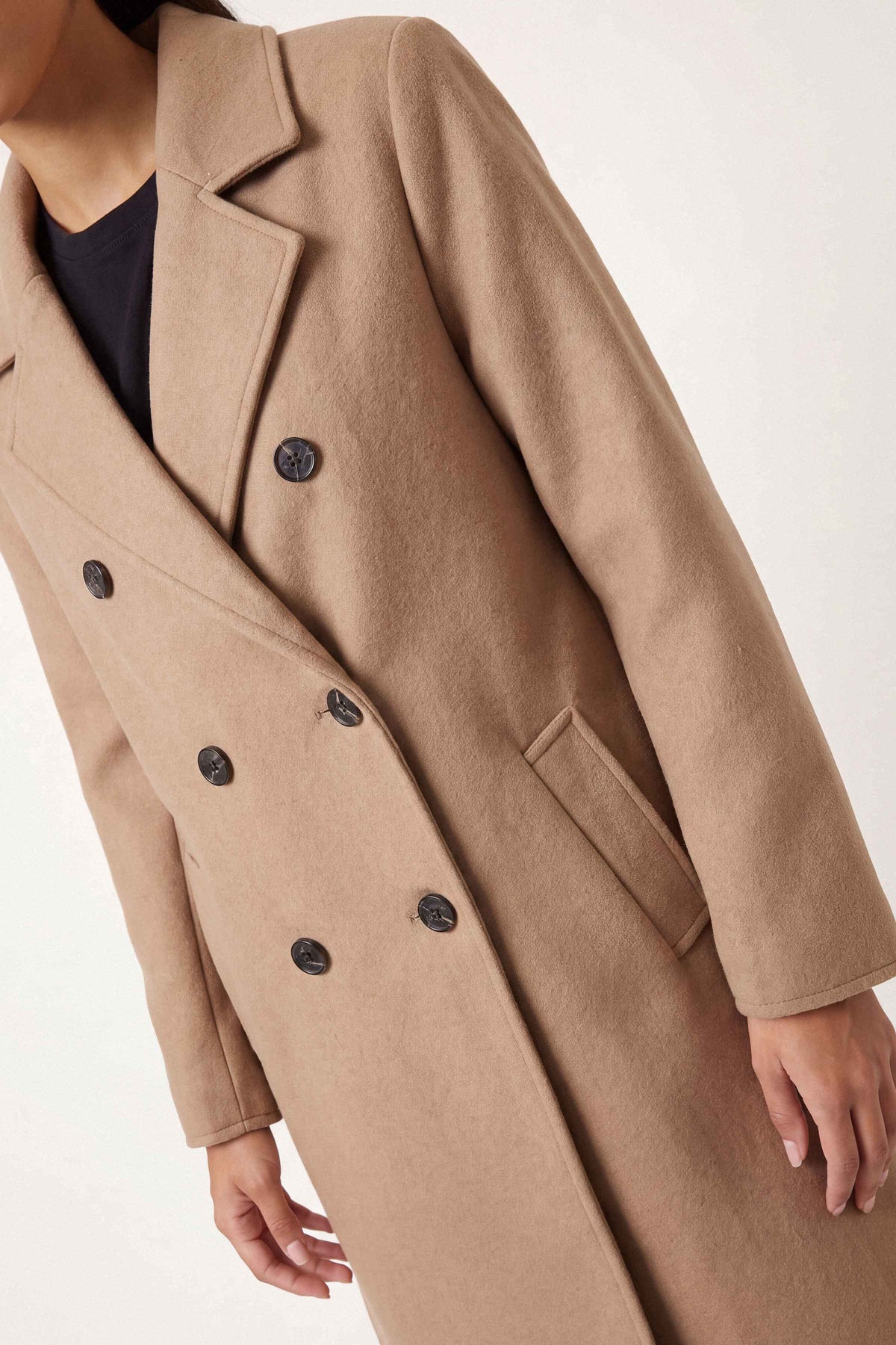 Brown Long Coat-1719470113