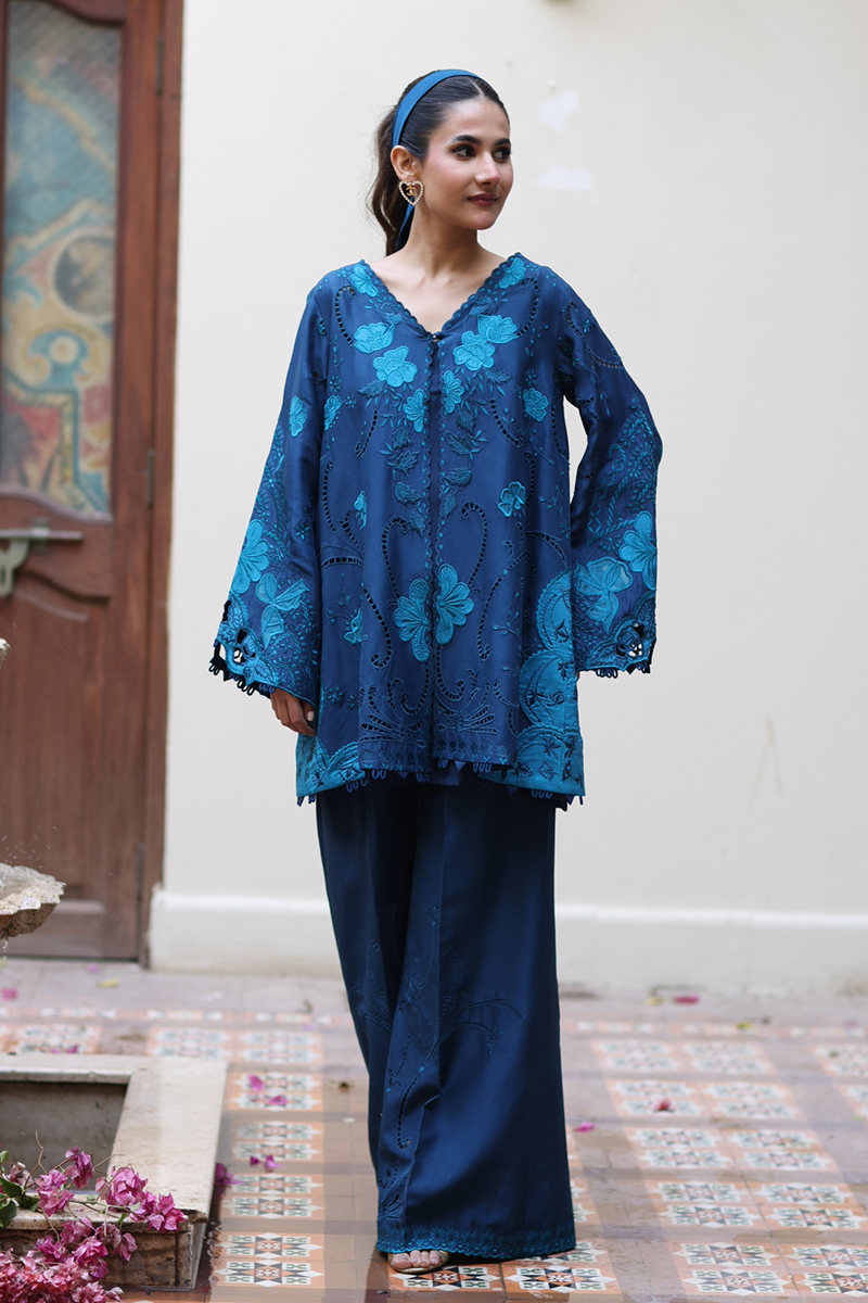 Donatella - Pure Raw Silk Pants