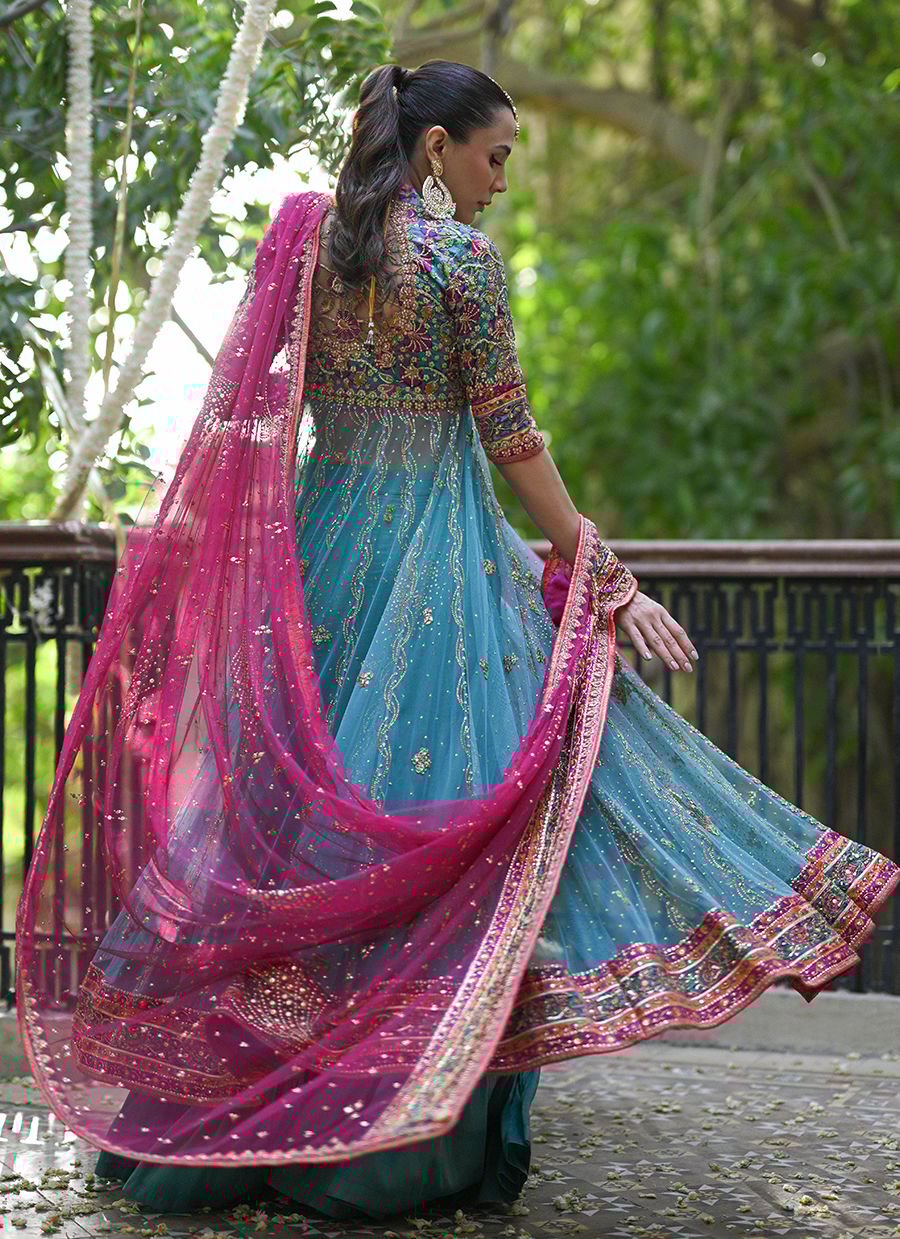 Vivia Sea Green Kalidaar