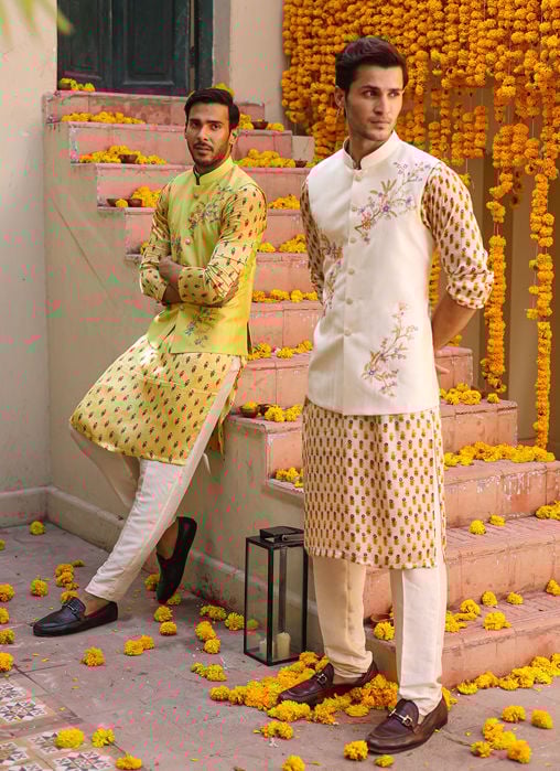 Blanco Silk Kurta