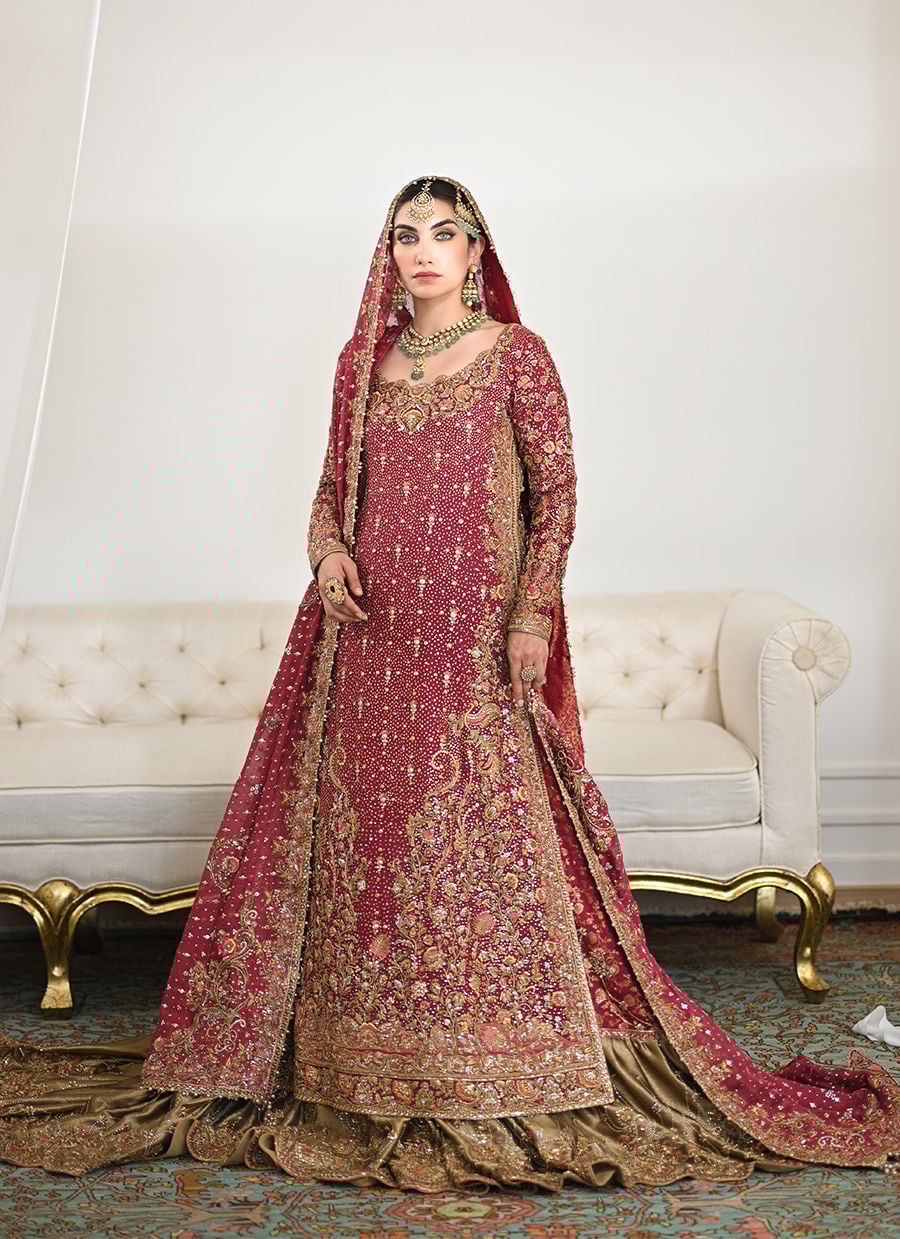 Mehtab Scarlet Farshi Bridal