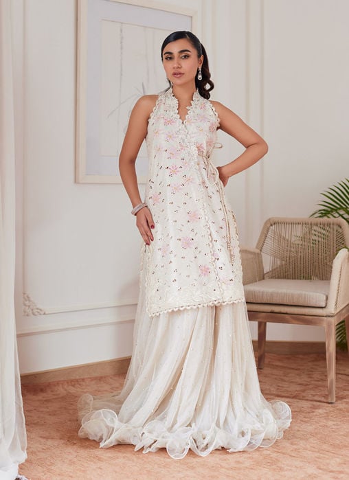 Ligia Plum Shirt And Dupatta