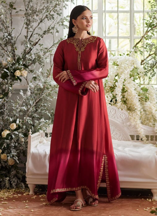 Nihal Rani Pink Shirt And Dupatta