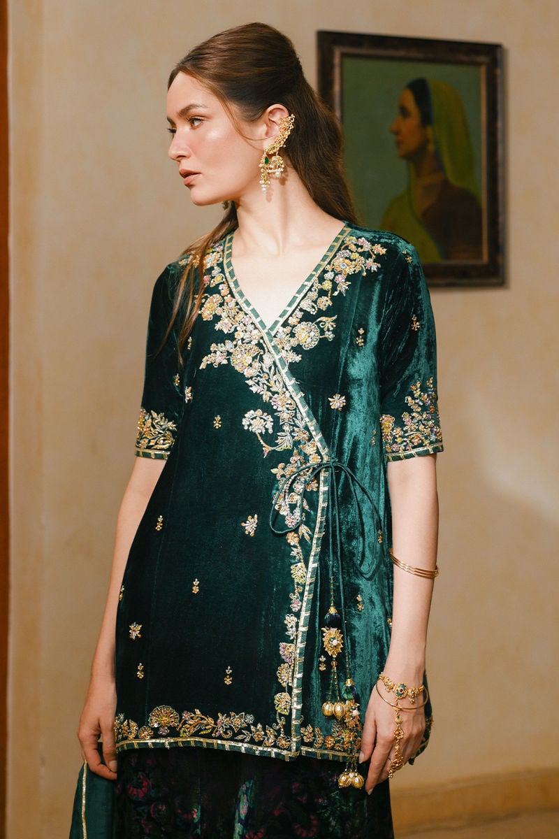Saaz Angarkha And Dupatta