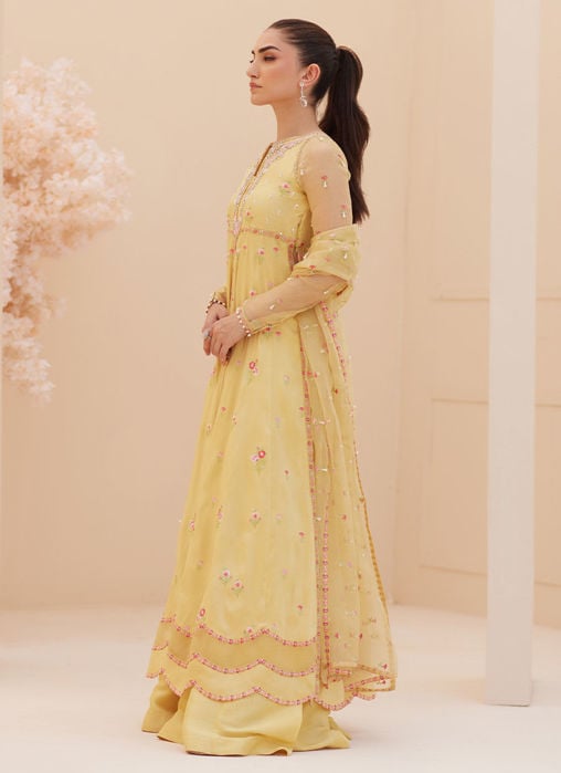 Lilliana Lilac Shirt And Dupatta