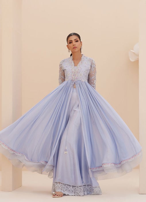 Aleen Apricot Shirt And Dupatta