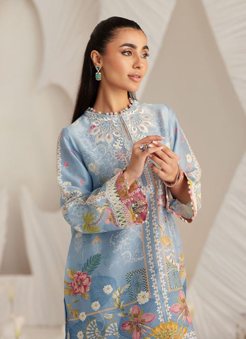 Oceea Printed Shirt And Dupatta