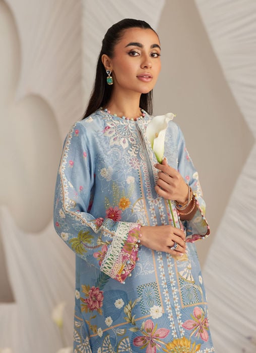 Ligia Plum Shirt And Dupatta