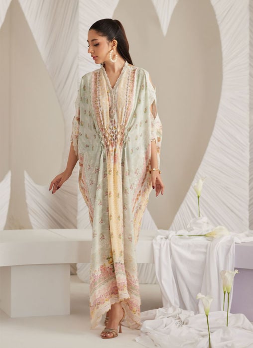 Miro Printed Raw Silk Shirt And Dupatta