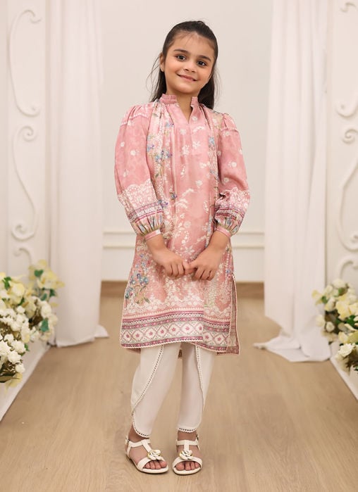 Elara Blush Shirt And Dupatta