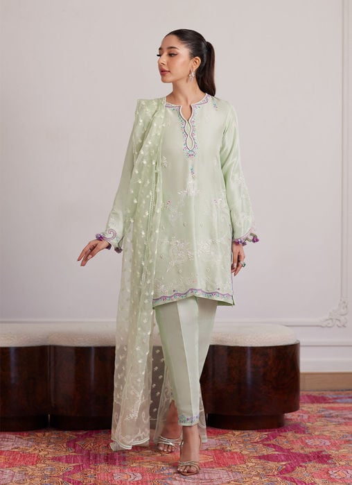 Mereen Ferozi Shirt And Dupatta