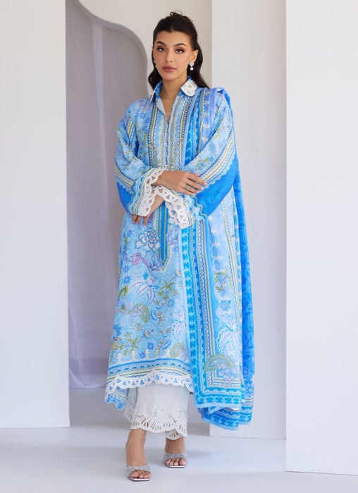 Faye Ivory Shirt And Dupatta