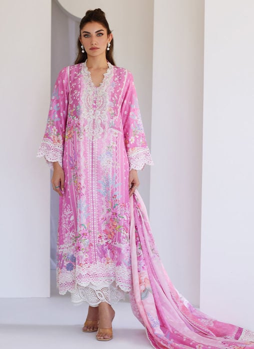 Oddie Pink Shirt And Dupatta