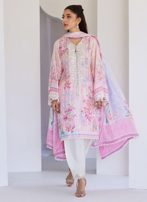 Faye Ivory Shirt And Dupatta