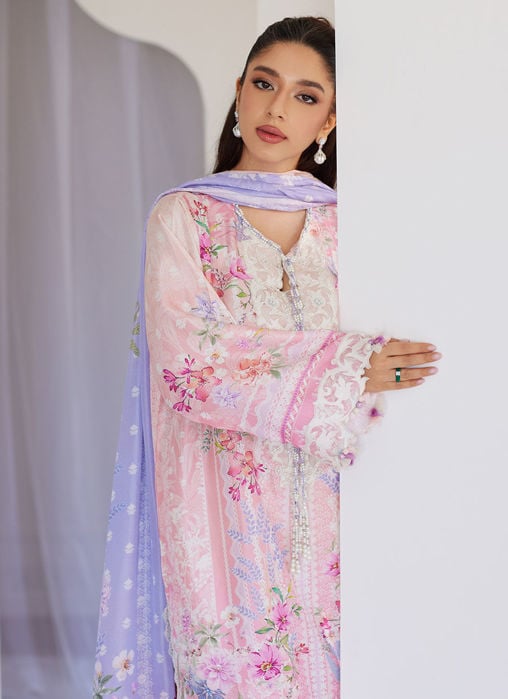 Elowyn Kiwi Shirt And Dupatta