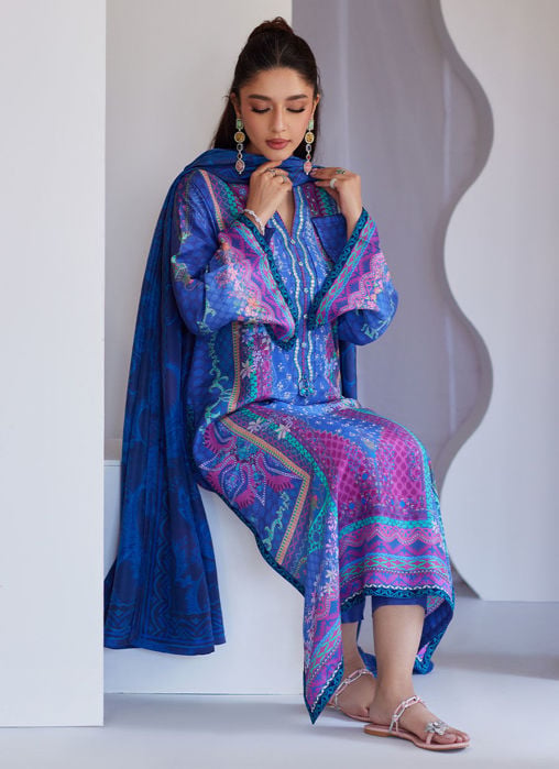 Malia Crepe Tunic And Silk Dupatta