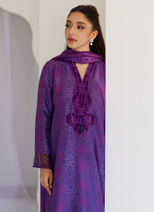 Ikat Emma Shirt And Dupatta