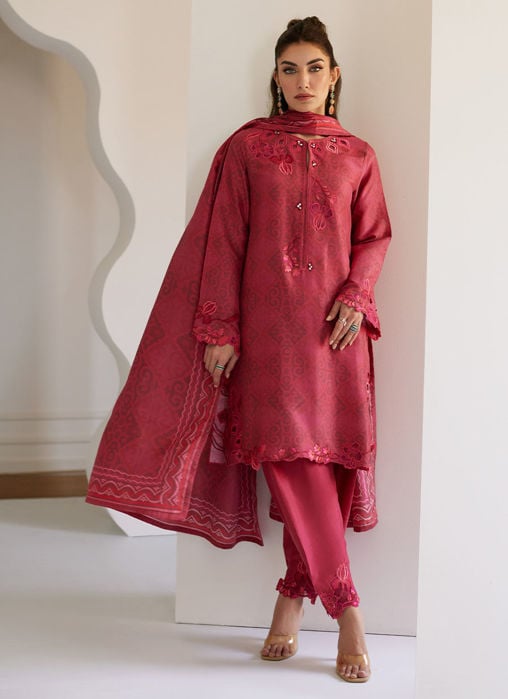 Mila Crepe Tunic And Silk Dupatta