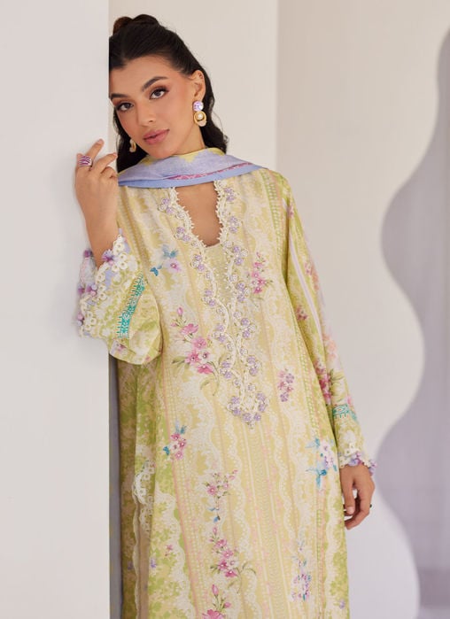 Ikat Mia Shirt And Dupatta