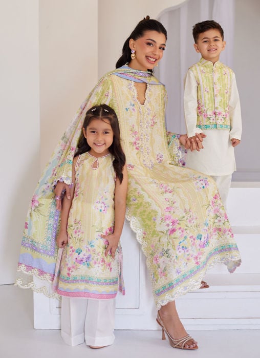 Lyma Lemon Shirt And Dupatta