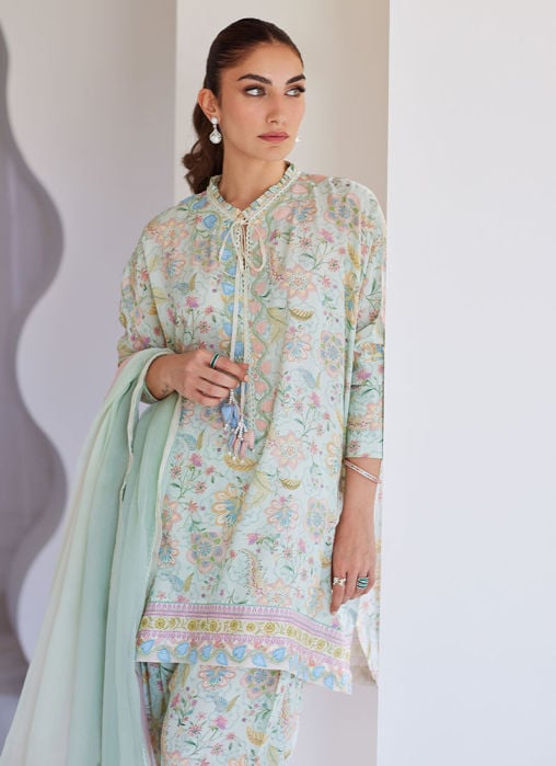 Izma Ombre Shirt And Dupatta