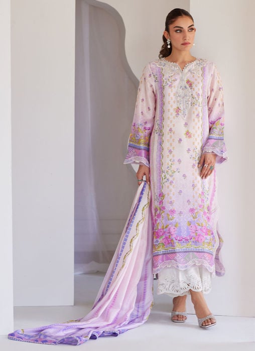 Zohra Lapis Shirt And Dupatta