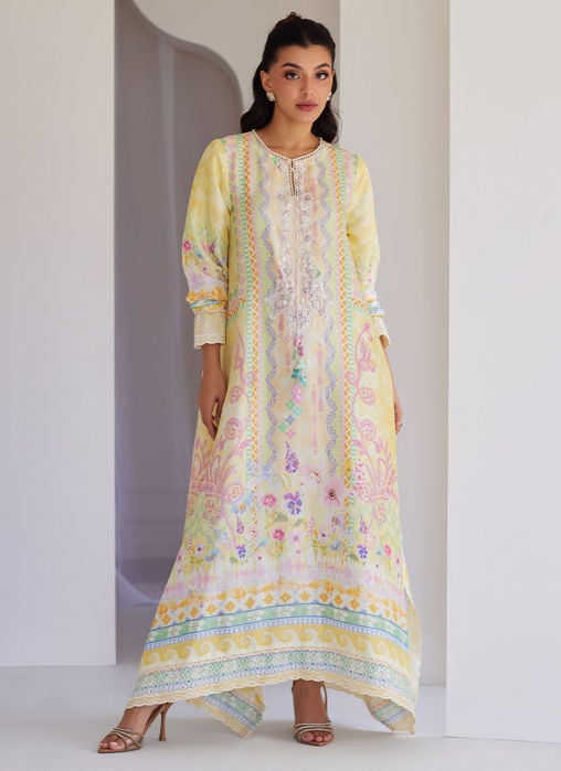 Aaliyah Midnight Shirt And Dupatta