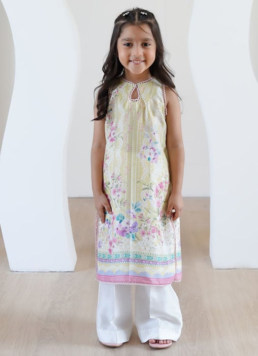 Zadie Blue Shirt And Dupatta