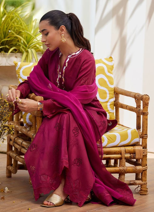 Maella Emerald Shirt And Dupatta