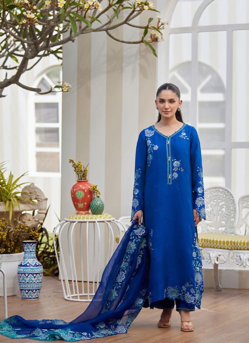 Pinar Black Shirt And Dupatta