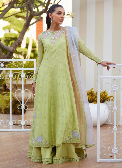 Blush Amara Kalidaar And Dupatta