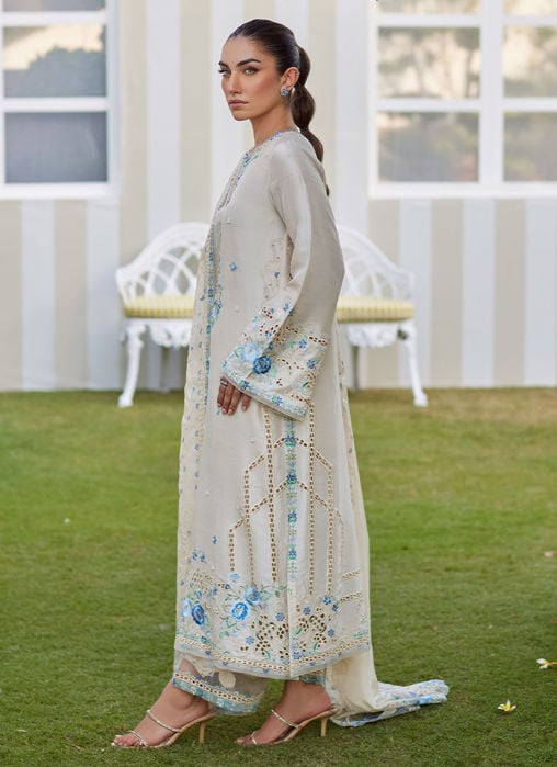 Mireza Ivory Shirt And Dupatta