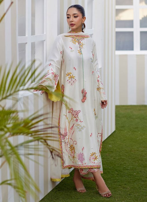 Brie Kiwi Shirt And Dupatta