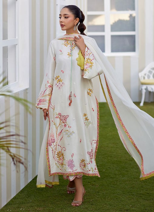 Brie Kiwi Shirt And Dupatta