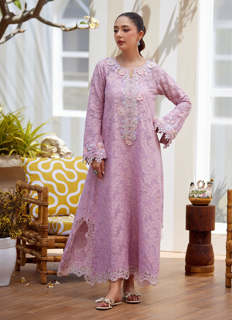 Melek Rose Kaftan