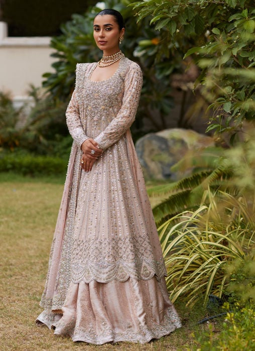 Gulbahar Peach Bridal