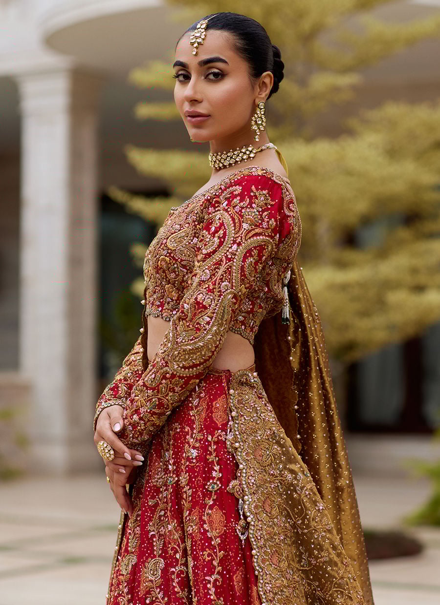 Mahvash Scarlet Lehnga Choli