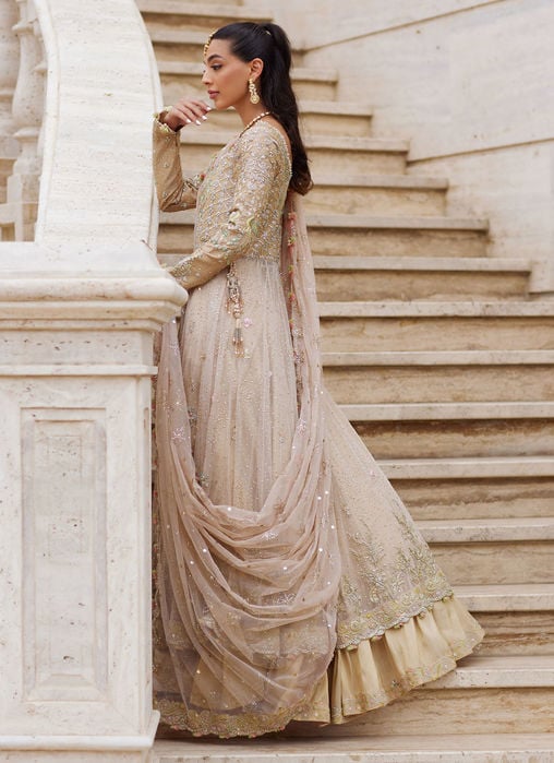 Gulbahar Peach Bridal