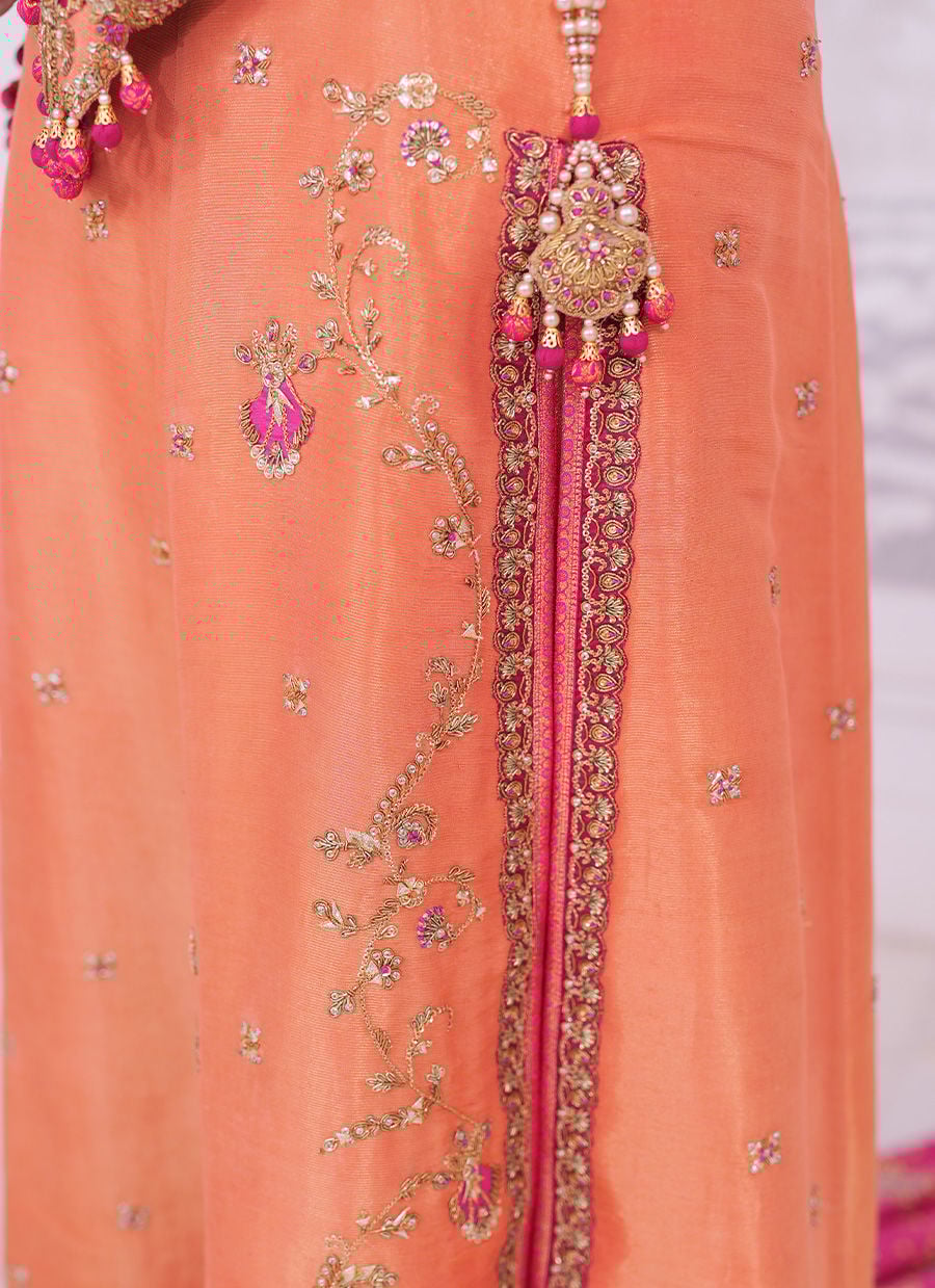 Amber Orange And Fuchsia Pink