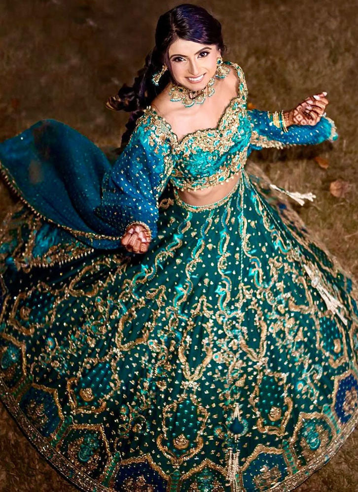 A Signature #FTA Deep Emerald Green Bridal