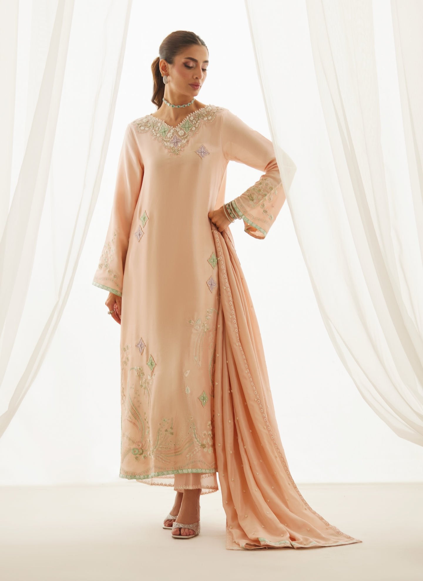 Corvina Shirt And Dupatta