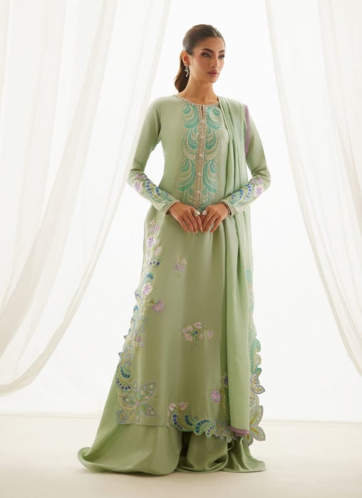 Aris Ivory Kalidaar And Dupatta