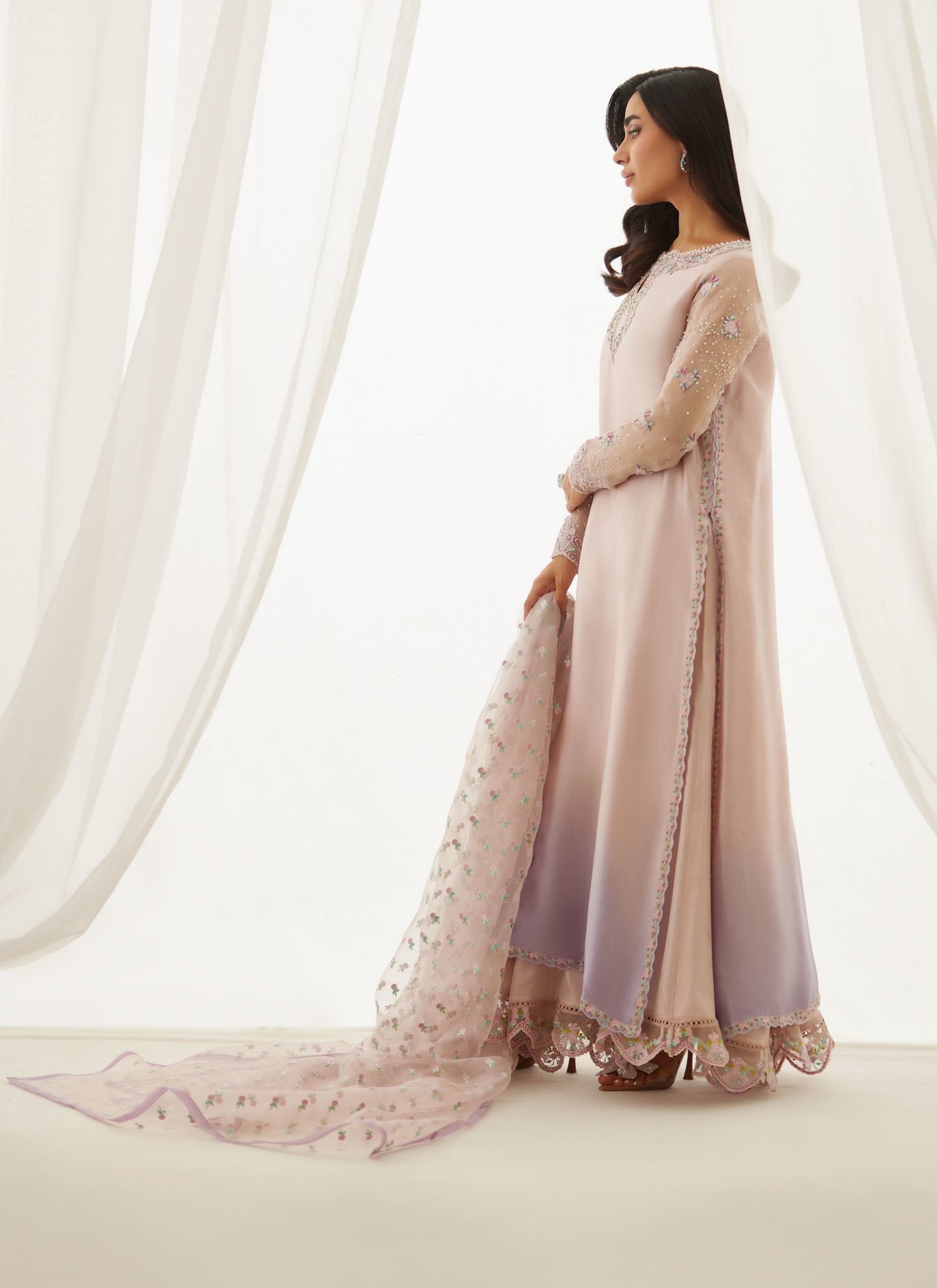 Blaise Lavender Shirt And Dupatta