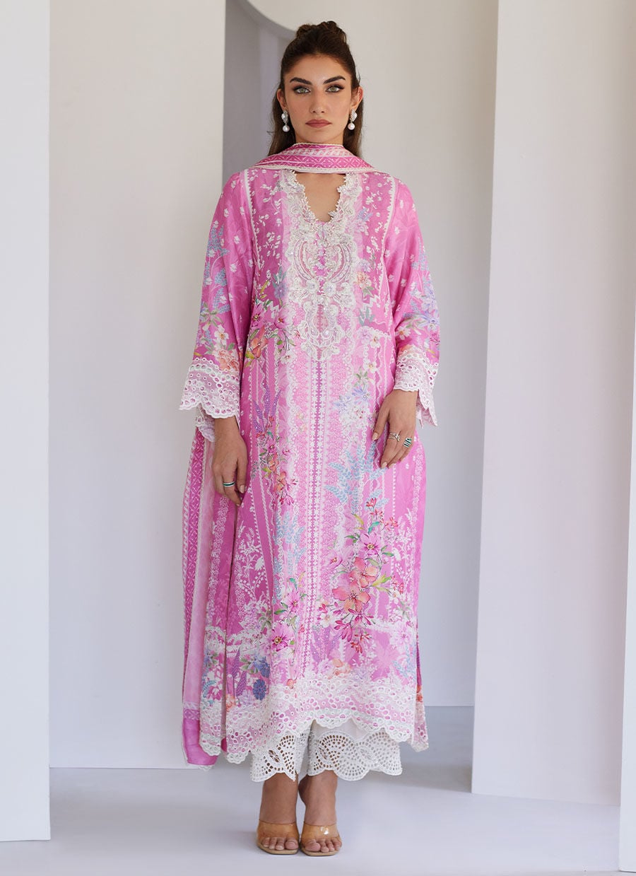 Lyra Pink Shirt And Dupatta
