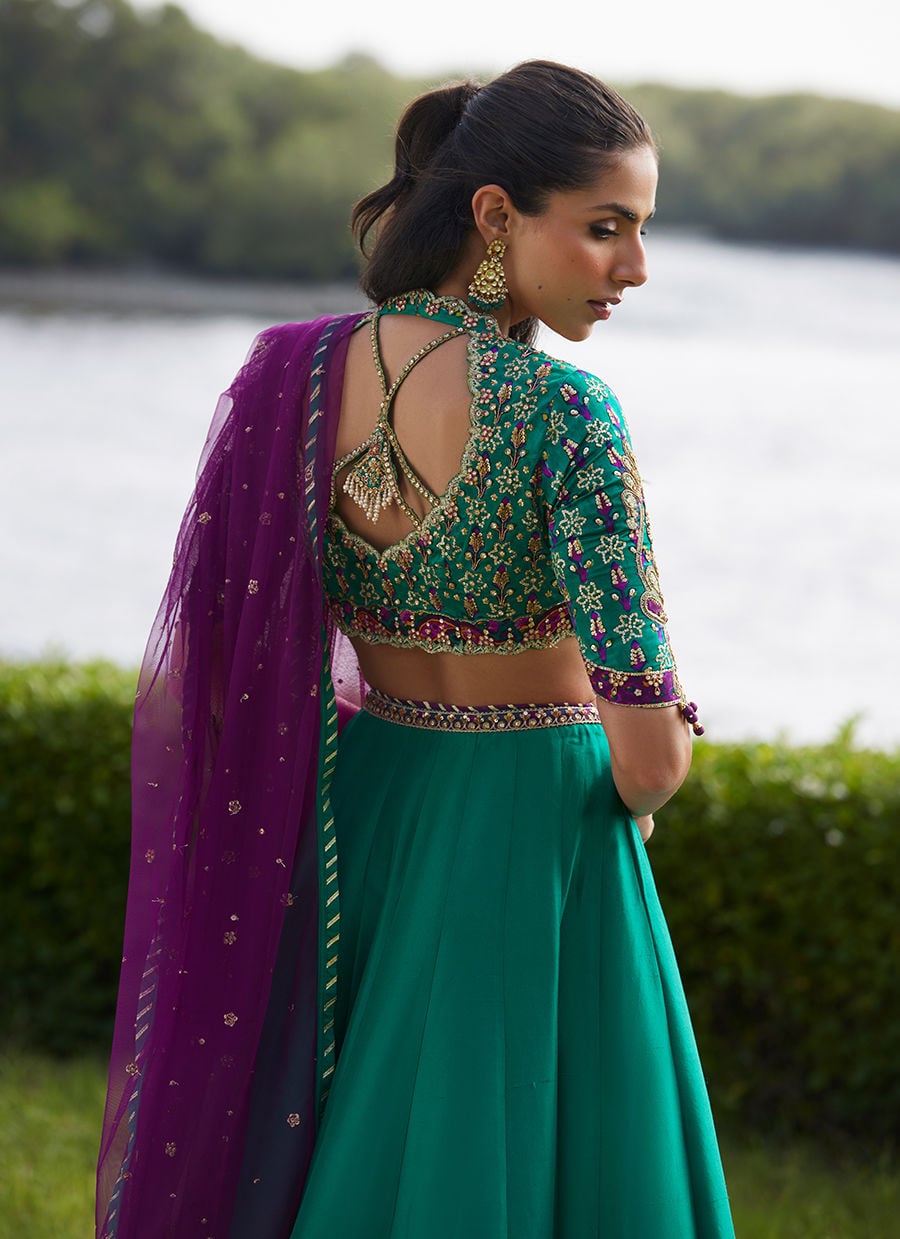 Amaranth Lehnga Choli
