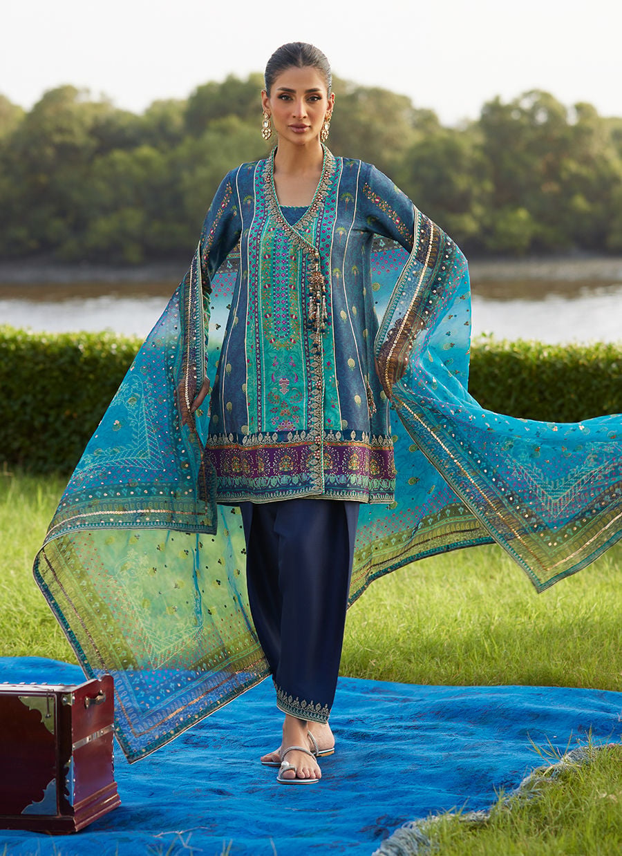 Azeema Angarkha And Dupatta