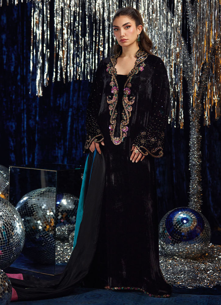 Nori Black Kaftan