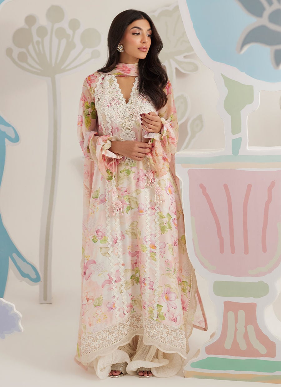 Rielle Shirt And Dupatta