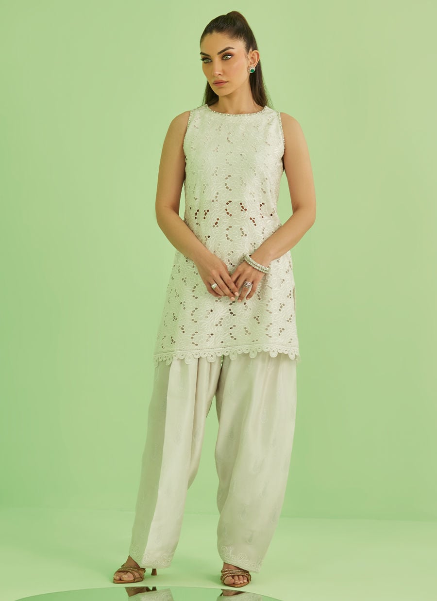 Laine Shirt And Drape Dupatta