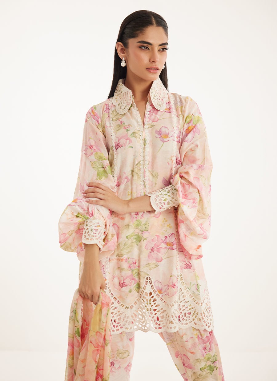 Bianka Shirt And Dupatta(Shalwar Only)